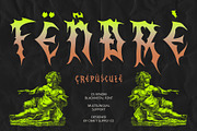 CS Venom – Black Metal Font, a Blackletter Font by Craft Supply Co. (Thumbnail 6 of 8)