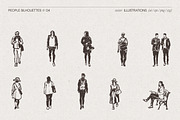 Urban People Silhouette Illustration, a Person Illustration by TheMountBirdStudio (Thumbnail 6 of 9)