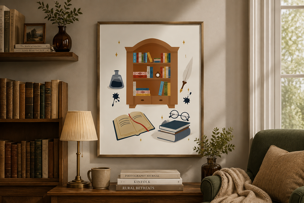 Vintage Books Illustrations, an Education Illustration by Anna Studio (Photo 7 of 11)