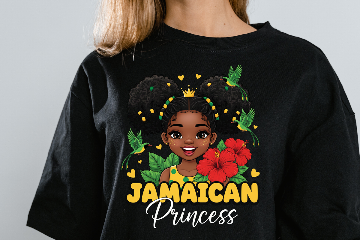 Jamaican Princess PNG, Afro Girl, a Graphic by Vector Portal (Photo 5 of 6)