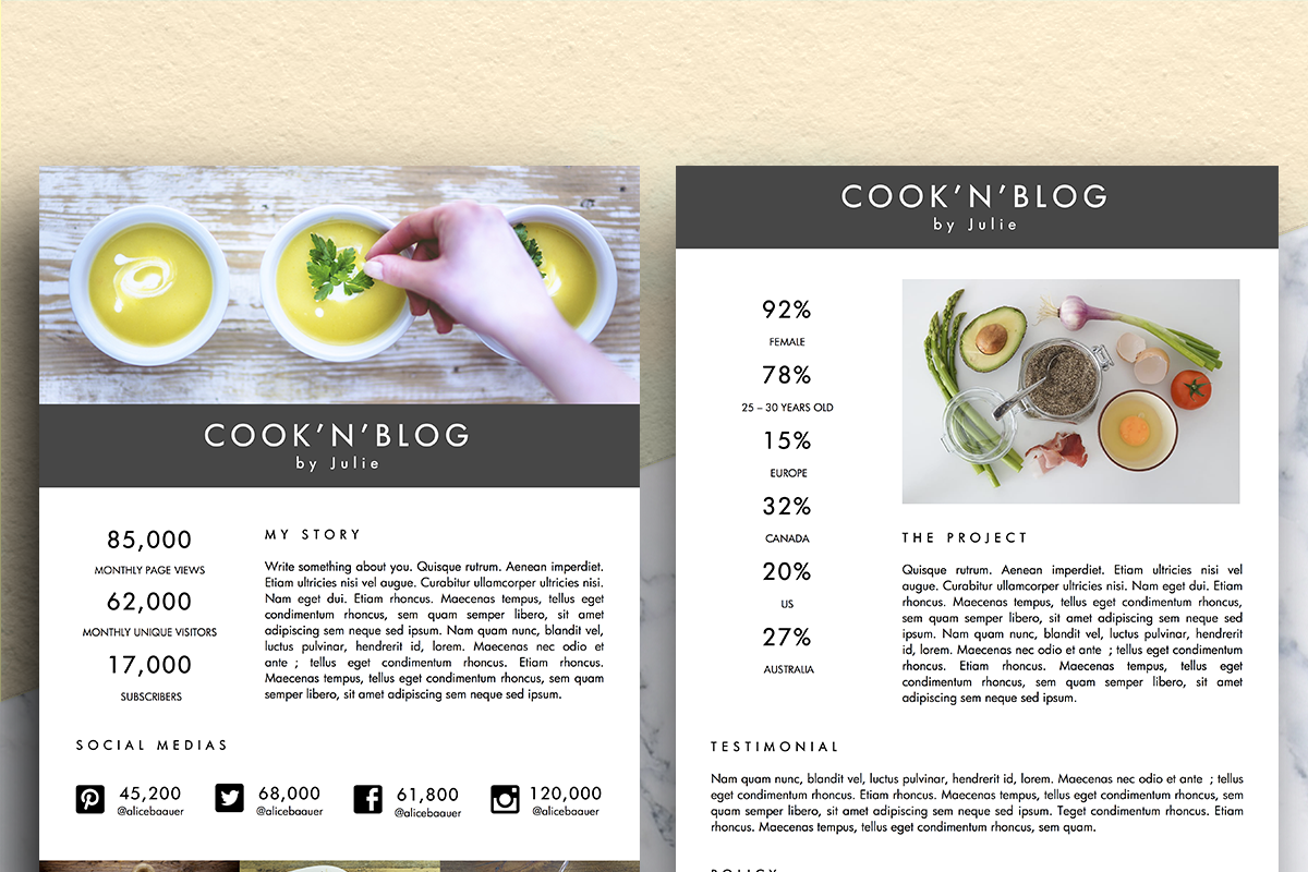 Blog Media / Press Kit Template, a Websites & App Template by Priiiiiiiiiiiiiint ! (Photo 1 of 2)
