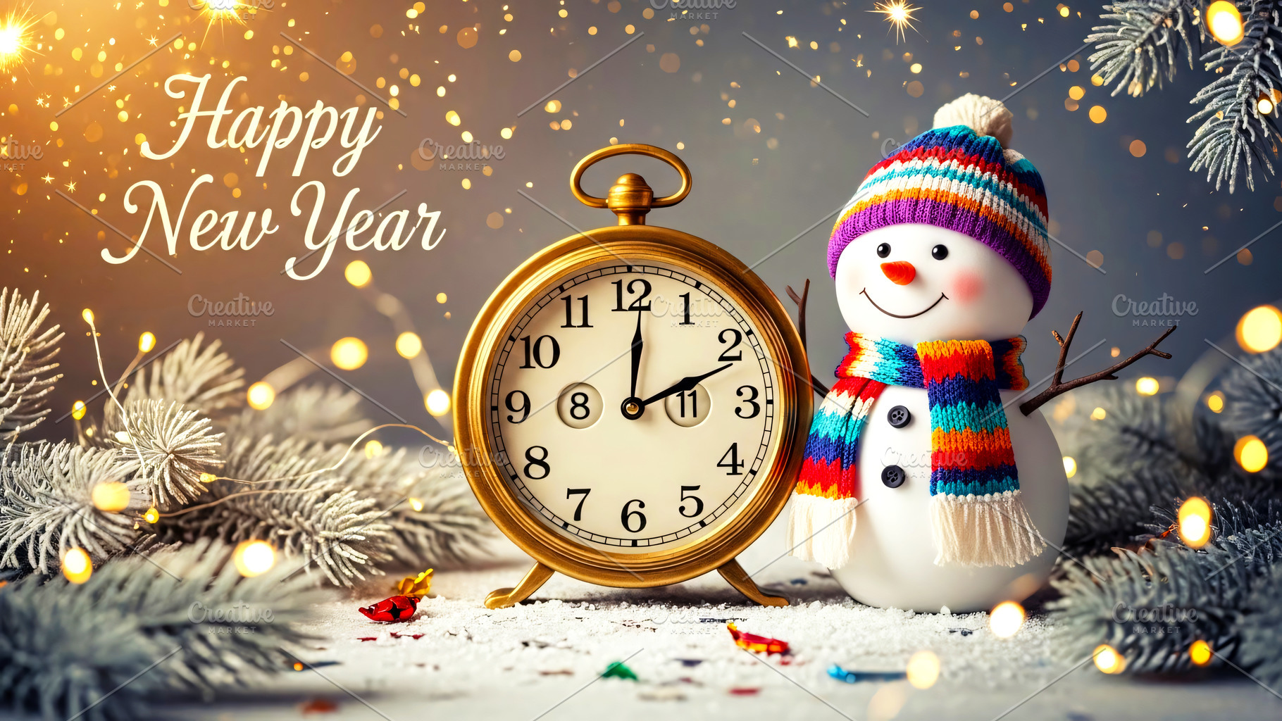 Festive New Year's Eve Celebration w, a Holiday Photo by Rafoz