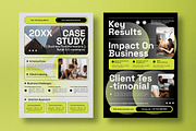 Gray Black Business Case Study, a Flyer Template by graphicook (Thumbnail 2 of 2)