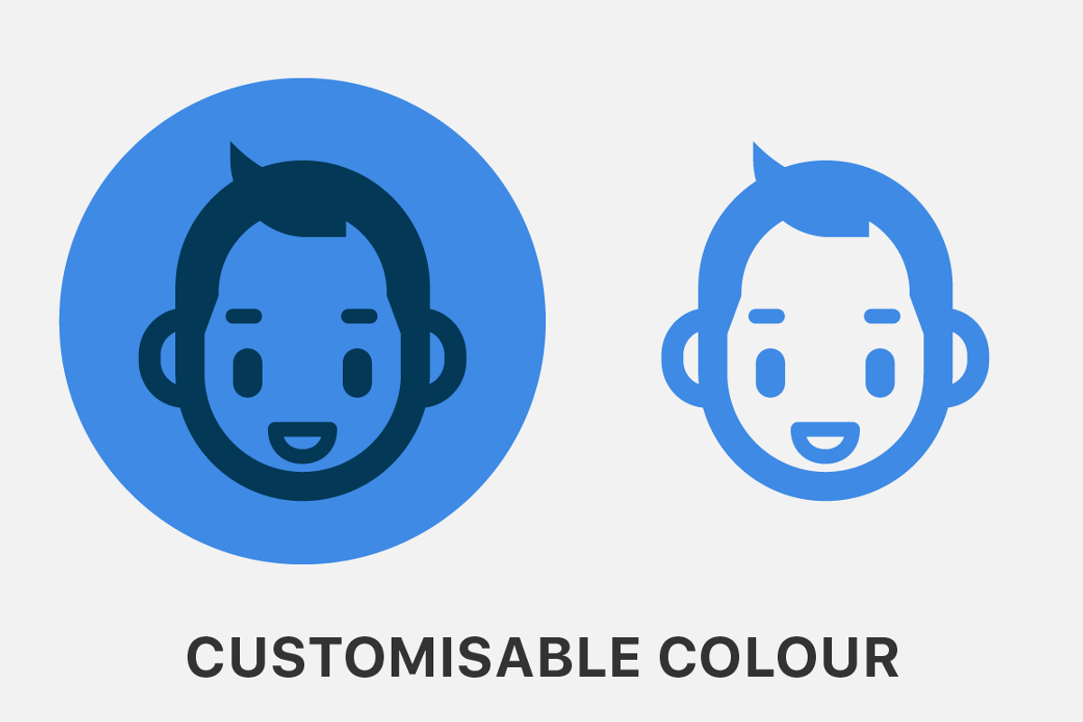 Avatar Icons, an Outline Icon by Sarunw (Photo 4 of 4)