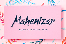 Mahenizar Brush Handwritten Font