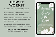 Green Wedding Video Invitation, an Invitation Template by LushBury (Thumbnail 3 of 4)