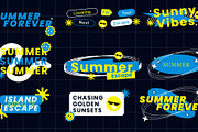 Dynamic Visual Summer Text Animation, a Social Media Template by Loin Studio (Thumbnail 1 of 3)