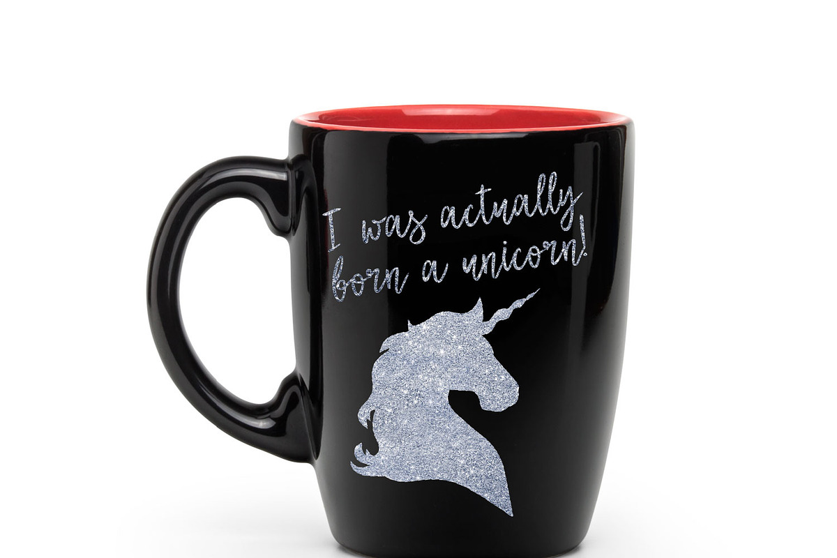 Silver Glitter Unicorns, a Graphic by ConfettiBears (Photo 5 of 5)