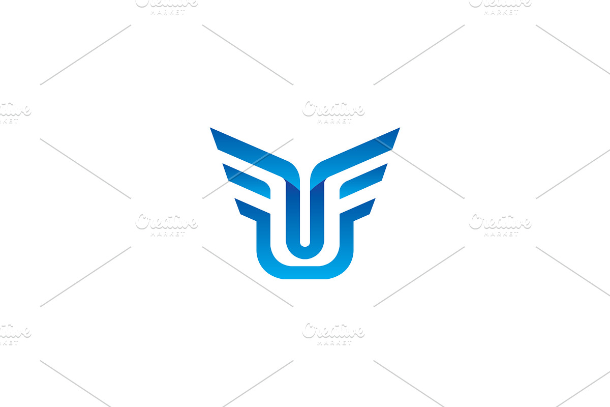 UF FU Logo, a Branding & Logo Template by Creative_Graphic