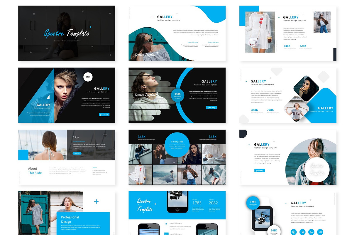 Spectre - Powerpoint Template, a Presentation Template by AQR Studio