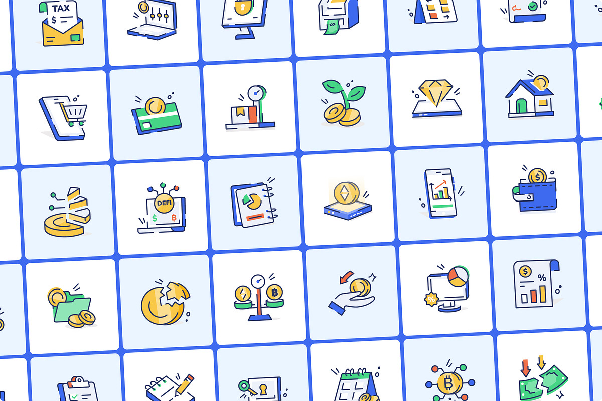 Animated Finance and Operations, a Duotone Icon by Creative Stall (Photo 3 of 5)