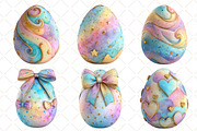 Whimsical Pastel Easter Egg Clipart, an Illustration by Black Bird Studio (Thumbnail 5 of 6)