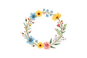 Spring Floral Wreath SVG Bundle, a Graphic by Gfx_Store (Thumbnail 11 of 13)