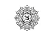 Ornamental Compass Rose SVG Bundle, an Illustration by Gaye Art (Thumbnail 3 of 31)
