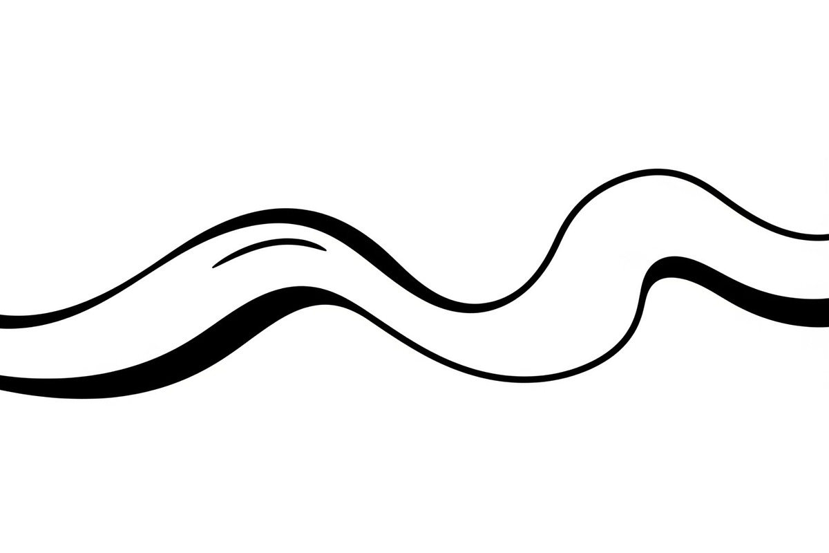 Wavy Divider Line Vector Bundle, an Illustration by jahid234 (Photo 40 of 51)