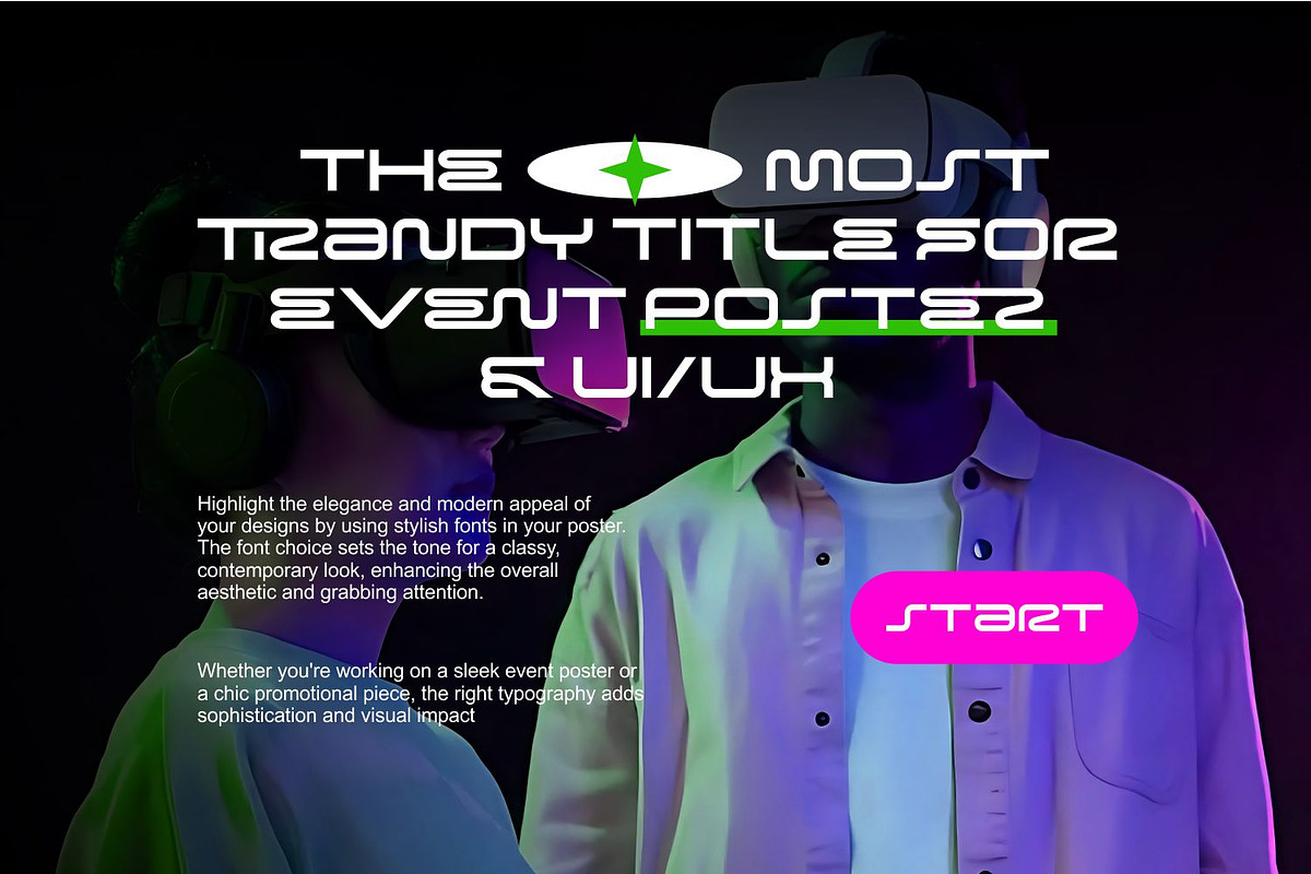Spectrum | Futuristic Expanded Sport, a Sans Serif Font by WhymoreArt (Photo 2 of 10)