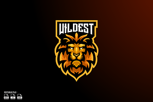 Lion Esport Logo Design, a Branding & Logo Template by LOGTURNAL