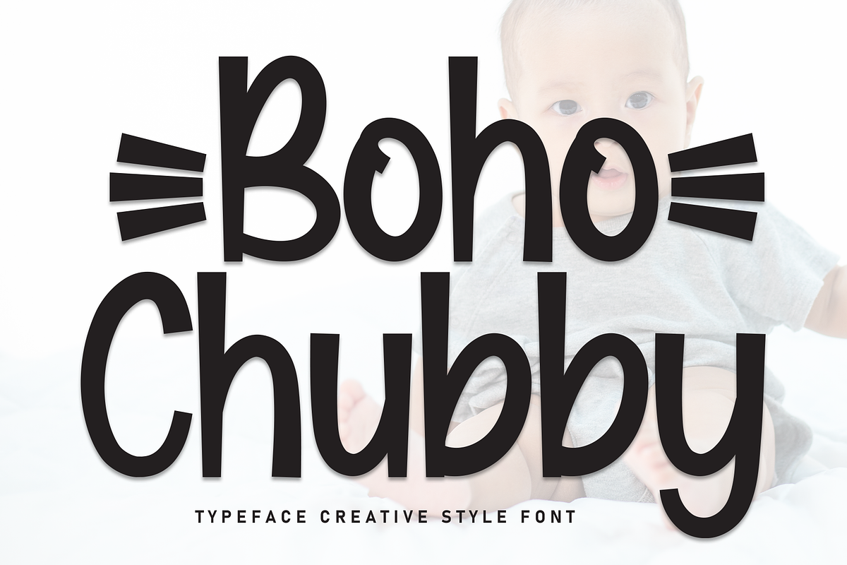 Boho Chubby | Script Font, a Script Font by Scratchones (Photo 1 of 9)