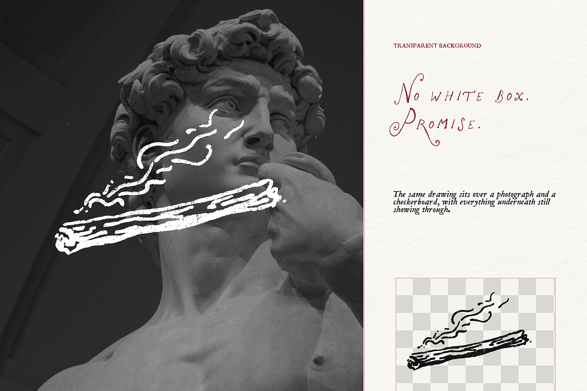 Art Gallery Clipart, Museum Ink Set, an Object Illustration by The October Creative (Photo 11 of 13)
