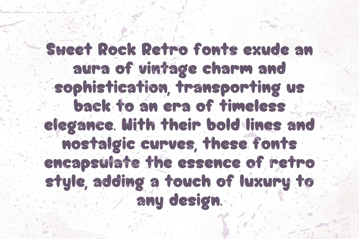 Sweet Rock Retro - Handwriting, a Handwritten Font by Charmingbear59.design (Photo 2 of 5)