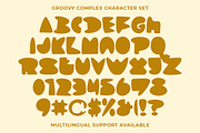 Groovy Complex - Display Font, a Handwritten Font by GroovyFontCo (Thumbnail 3 of 7)