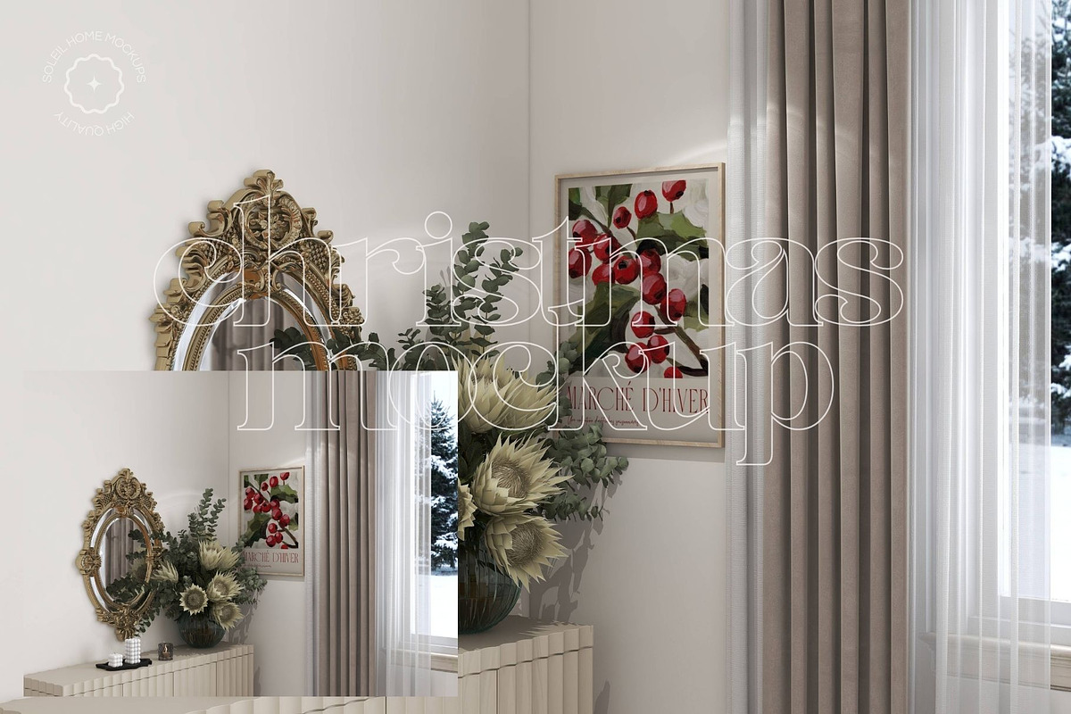 Frame mockup bundle — CHRISTMAS, a Product Mockup by SoleilHomeMockups (Photo 9 of 12)