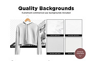 Crop Top Hoodie Mockup, a Hoody Mockup by DesignSupply Co. (Thumbnail 5 of 10)