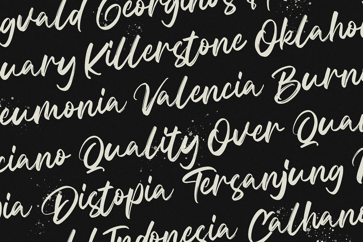 Celline Fram - Textured Brush Font, a Script Font by StringLabs (Photo 5 of 14)