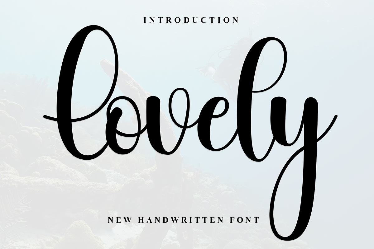 Lovely, a Handwritten Font by FreshTypeINK (Photo 1 of 8)