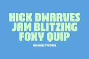Brodaers Font, a Sans Serif Font by trustha (Thumbnail 9 of 15)