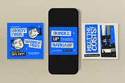 Blue Scrapbook Winter Sale Banner, an UI Kit Template by graphicook (Thumbnail 3 of 8)