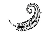 Vintage Feather Swirl SVG Bundle, an Illustration by Creativeshirt (Thumbnail 31 of 31)