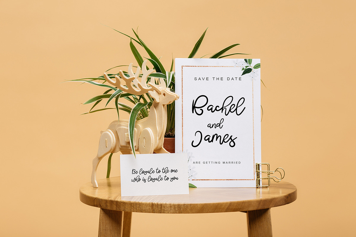 Butterfly a lovely script font preview 3