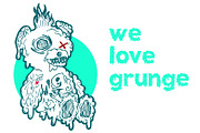 Melting Animals Vector Illustrations, an Animal Illustration by Macaroni Mayhem (Thumbnail 2 of 7)