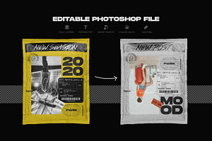 Paper Mailing Bag Mockups