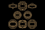 Art Deco 14 Logo Badges, a Decorative Illustration by Stanislav Kharchevskyi (Thumbnail 3 of 3)