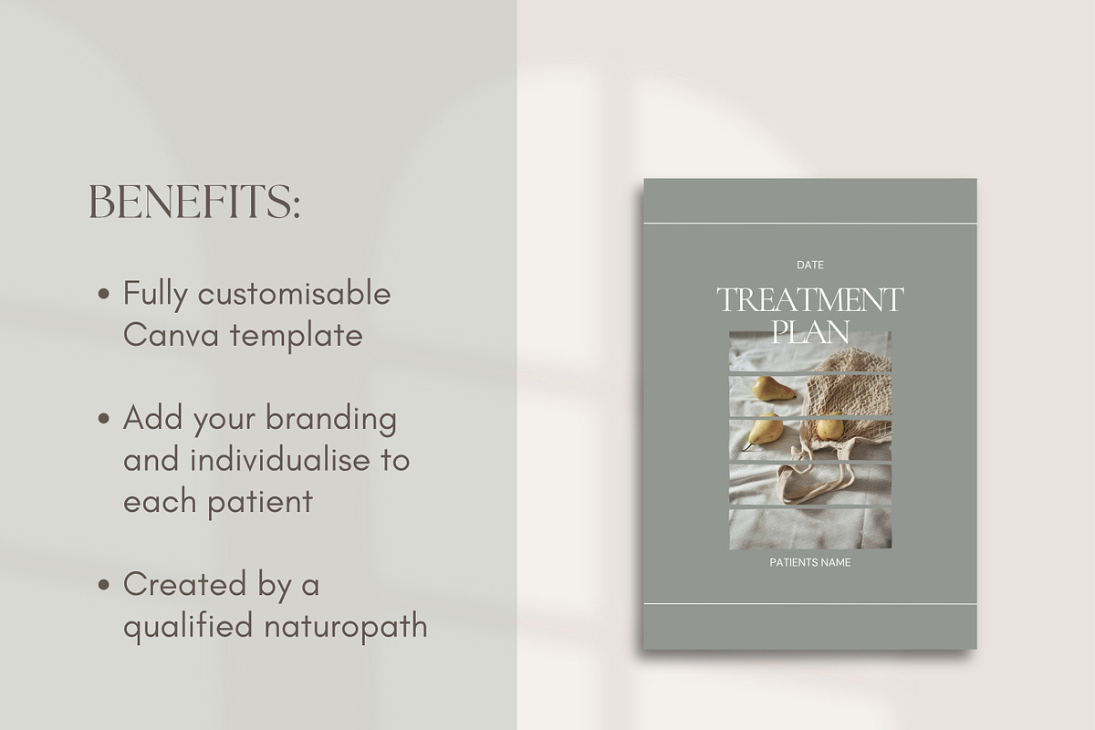 Treatment Plan Canva Template, a Branding & Logo Template by Naturopath Hub (Photo 4 of 10)