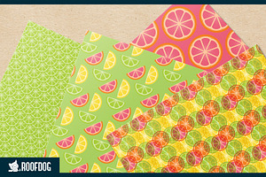 Citrus Zest Digital Paper