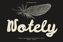 Notely Bold Brush Handwriting Font