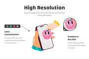 Animated Smartphone Stickers, an Emoji Icon by Vectors Market (Thumbnail 3 of 7)