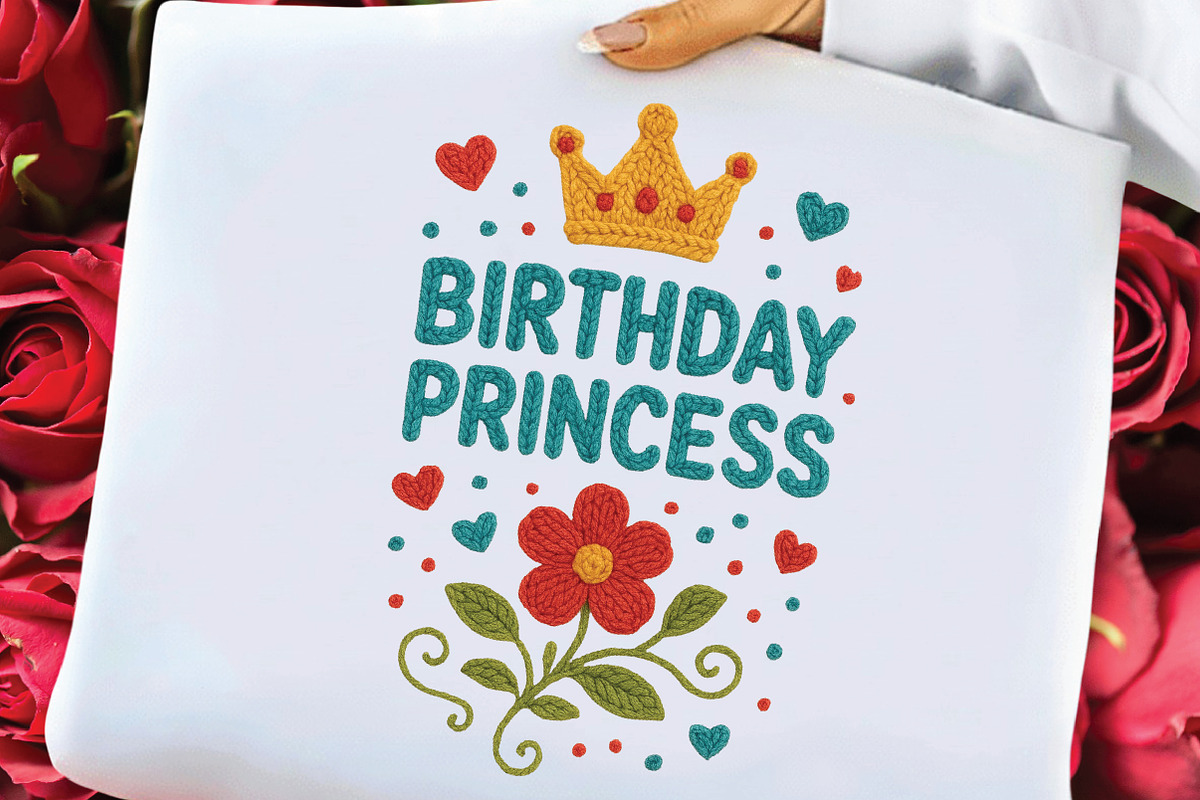 Yarn Birthday Png Birthday Princess, an Illustration by Black Bird Studio (Photo 1 of 8)