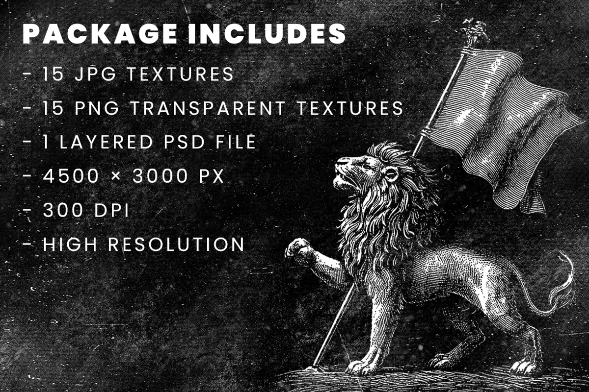 Dark Distressed Grunge Textures, a Texture Graphic by Ary_ngeblur (Photo 7 of 7)
