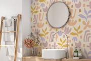 Abstract Girly Flowers, a Wallpaper Graphic by MalyskaStudio (Thumbnail 2 of 6)