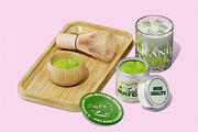 Matcha Branding Mockup, a Packaging Mockup by Unerispace (Thumbnail 2 of 5)