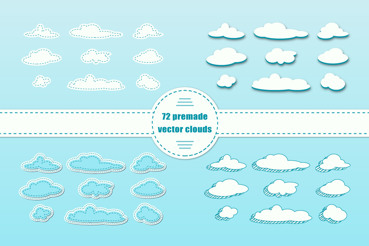 Clouds Kit, a Brushes & More by jv_pixels (Photo 3 of 5)