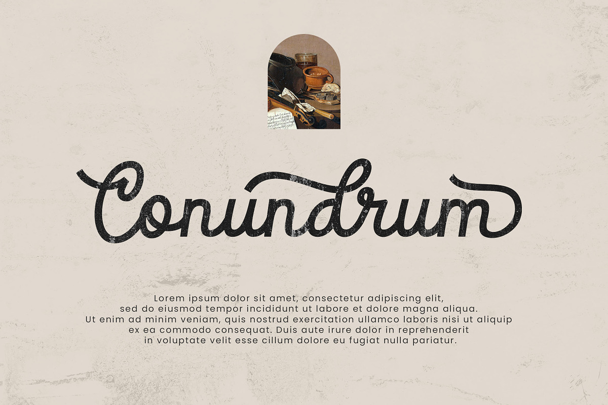 Brodger – Retro Script Font, a Script Font by Imiftype Studio (Photo 8 of 11)