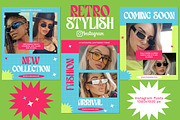 Retro Stylish Instagram, a Social Media Template by Andrew Skoch Design (Thumbnail 4 of 6)