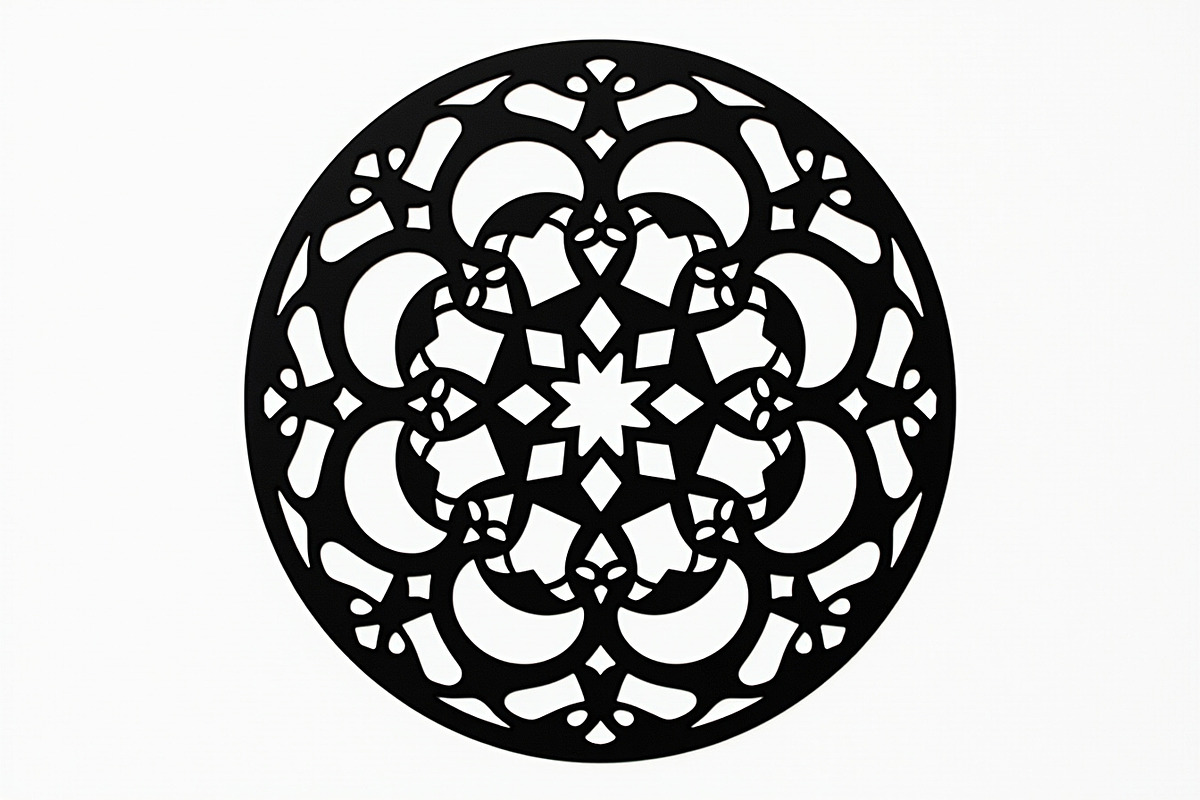 Intricate Mandala Laser Cut Designs, an Object Graphic by balal (Photo 12 of 16)