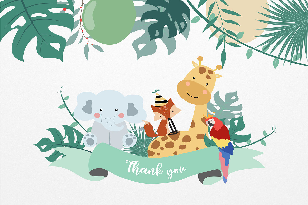 Cute safari set print and pattern, an Animal Illustration by Piixypeach (Photo 10 of 10)