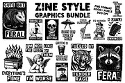 Zine Style Png Graphics Collection, an Illustration by Heather Green Designs (Thumbnail 1 of 10)